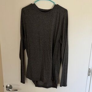 lululemon athletica Men's Long Sleeve Crew - Grey license to train XL